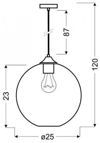 Závěsná lampa EDISON Z - BAREVNÁ VARIANTA: Zelená