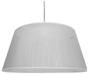 Závěsná stropní lampa 1X60W E27 bílá CHARLIE