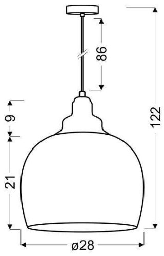 ZÁSUVKA ZÁVESNEJ STROPNEJ LAMPY Valge
