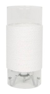 Stolní lampa Wring bílá/průhledná