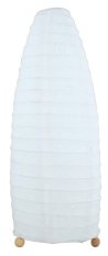Papierová stolová lampa Papirus biela E14