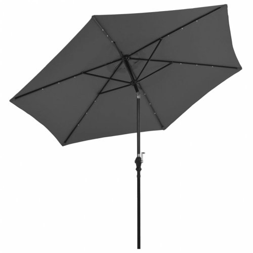 Slunečník s LED Ø 300 cm