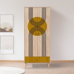 Šatníková skriňa City Gradrop Sun