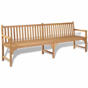 Záhradná lavica 240 cm teak Dekorhome