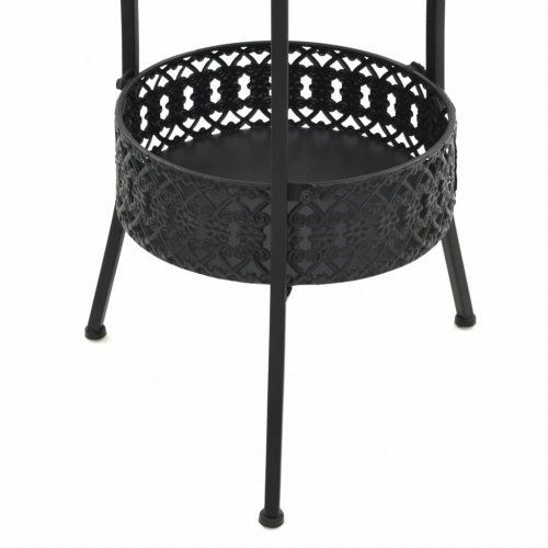Zahradní stolek černá Dekorhome