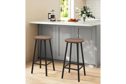 Bar Table & Stool Set (3 Pieces) Mola Set 100 - Barok Black