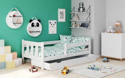 Detská posteľ so zásuvkou MARINELLA 160x80 cm - BAREVNÁ VARIANTA: Biela
