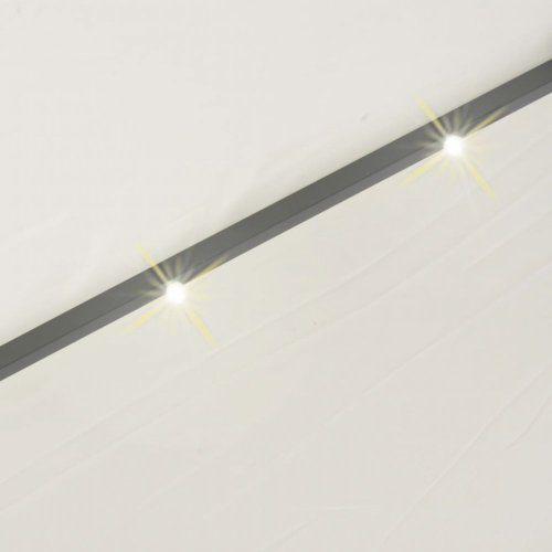 Konzolový slunečník s LED světly Ø 300 cm
