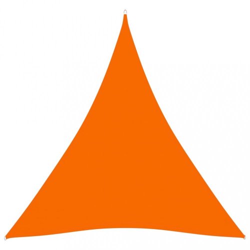 Plachta proti slnku oxfordská látka trojuholník 3,6 x 3,6 x 3,6 m Dekorhome - BAREVNÁ VARIANTA: Oranžová