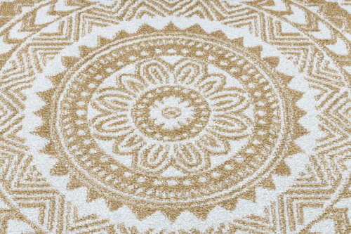 Kusový koberec Napkin gold kruh 100x100 (průměr) kruh