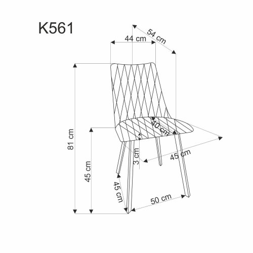 Jídelní židle K561 - BAREVNÁ VARIANTA: Béžová