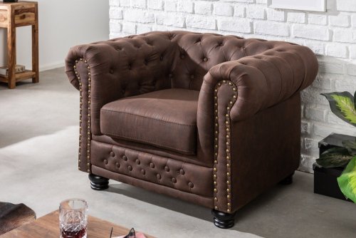 Chesterfield kreslo MIDAS Dekorhome