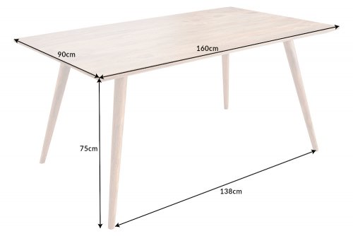 Jídelní stůl NAUPLIOS Dekorhome - ROZMĚR: 200x100x75 cm