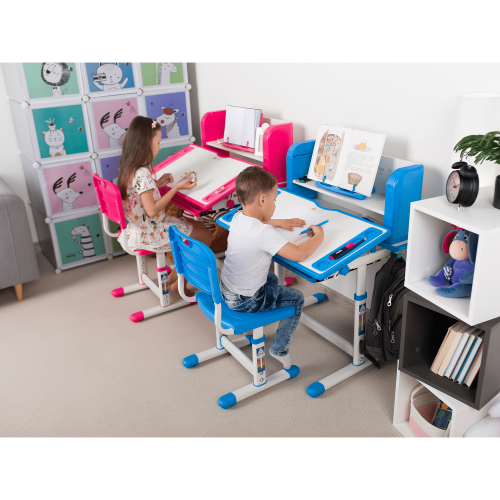 Rostoucí dětský stůl a židle ALEXIS - BAREVNÁ VARIANTA: Modrá