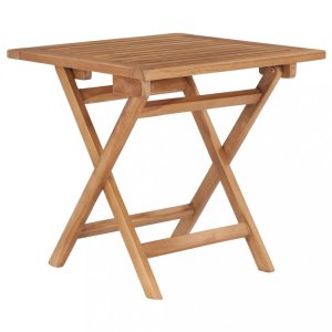 Skládací zahradní stůl 45 x 45 x 45 cm masivní teakové dřevo