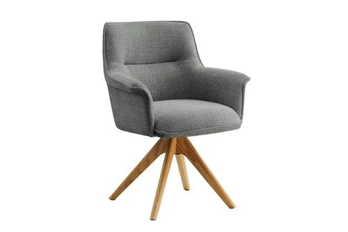 Otočné jedálenské kreslo 2 ks KEUS Dekorhome