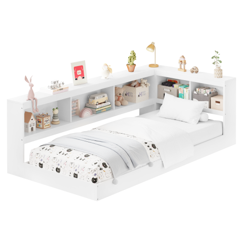 Posteľ s regálom TOSIA