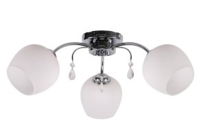 Stropná lampa Zachera 3X40W E27 Biela