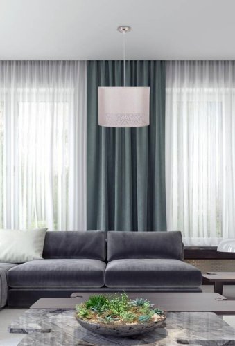 Závesná stropná lampa 1X60W krémová ARABESCA