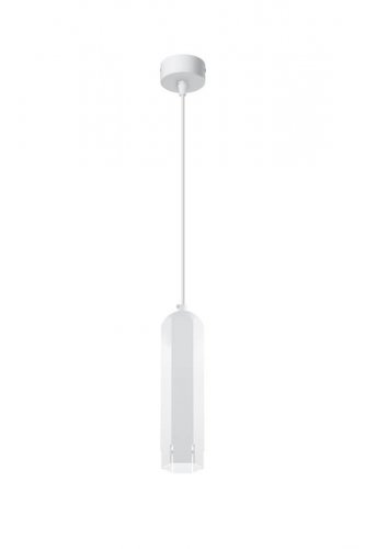 Závěsná lampa TUBA 1xGU10 - BAREVNÁ VARIANTA: Bílá