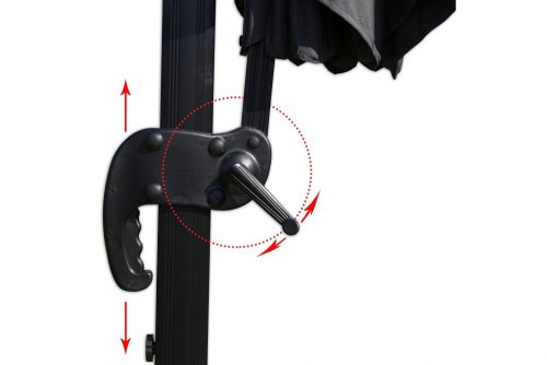 Zahradní slunečník Ø 350 cm