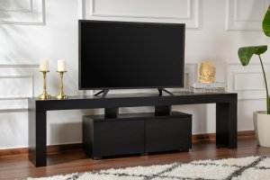 TV stolík Enclave - Wood Black
