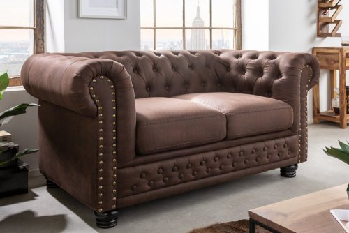 Chesterfield pohovka 2-místná MIDAS Dekorhome