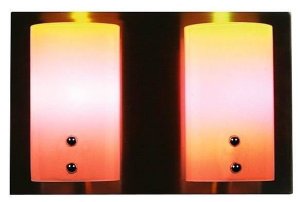 Nástěnná lampa dvojitá svítidla 2XG9 40W 230V MAGIC