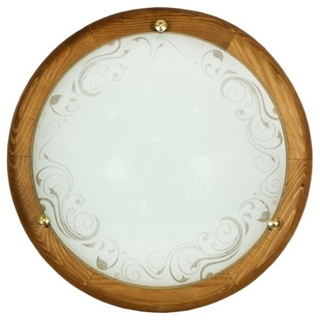 Stropná lampa Herba 30 štandardné drevo 1x60 E27 dub