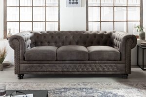 Chesterfield pohovka 3-miestna MIDAS Dekorhome