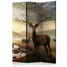 Paraván - Deers by mountain stream [Room Dividers]
