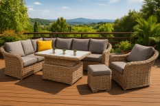 Zahradní sedací souprava 4 ks