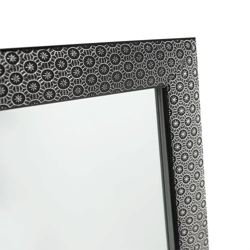 Stojanové zrcadlo LAVAL - BAREVNÁ VARIANTA: Stříbrná / černá