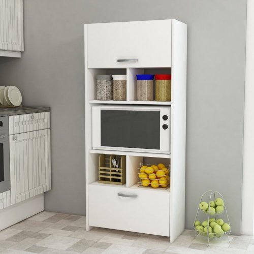 Viacúčelová skrinka Albina - White