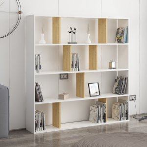 Knižnica Hodbi - White, Oak