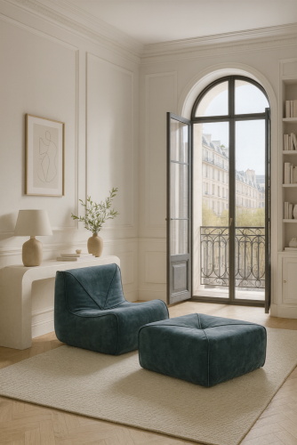 Nua N24-18 Kreslo s podnožkou