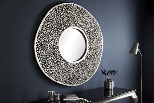 Závěsné zrcadlo ESUS Dekorhome 112 cm - BAREVNÁ VARIANTA: Zlatá