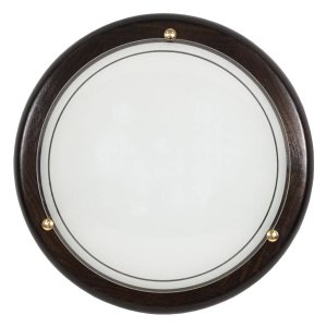 Stropná lampa Drevo 2xE27 Wenge