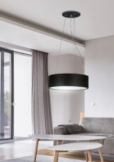 LED závesná lampa studená 16W 6500K stropná wenge Zigo
