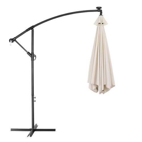 Závěsný slunečník s LED světlem Ø 330 cm Dekorhome