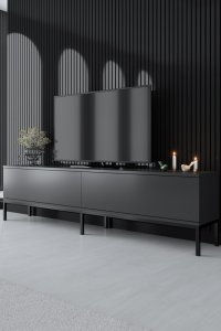 TV stolek Lord - Anthracite, Black