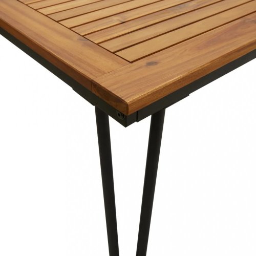 Zahradní stůl s nohami typu hairpin 200x90x75 cm masivní akácie
