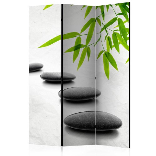 Paraván Zen Stones Dekorhome - ROZMĚR: 135x172 cm (3-dílný)