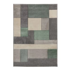 Kusový koberec Hand Carved Cosmos Mint/Grey/Cream 80x150 cm