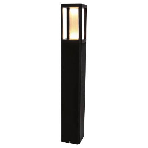 Záhradná LED lampa CROCUS – čierny stĺp 2x6W IP65 – moderné osvetlenie záhradných chodníkov