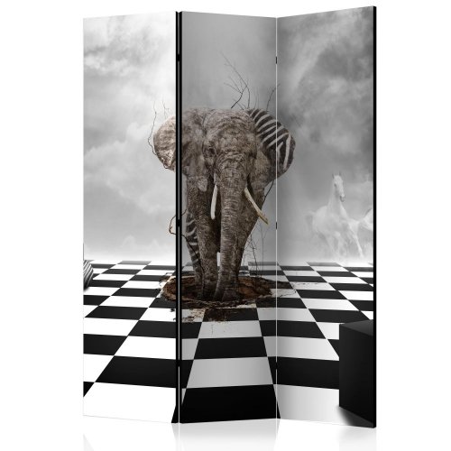 Paraván Escape from Africa Dekorhome - ROZMĚR: 135x172 cm (3-dílný)