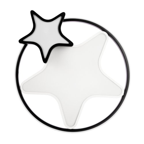 Stropné svietidlo ASTRE, hnedo-biele, 36W LED, 3000-6500K, biele tienidlo, s diaľkovým ovládaním