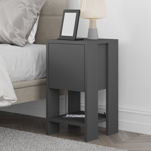 Nočný stolík Ema - Anthracite, Anthracite