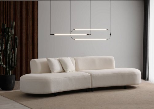 Rohová sedacia súprava / Rohová pohovka Pars Cream (1L + 1R) - Corner v2