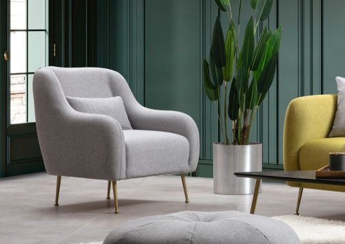Kreslo ušiak Sevilla Armchair - Grey
